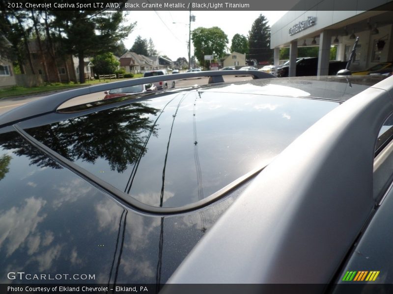 Black Granite Metallic / Black/Light Titanium 2012 Chevrolet Captiva Sport LTZ AWD