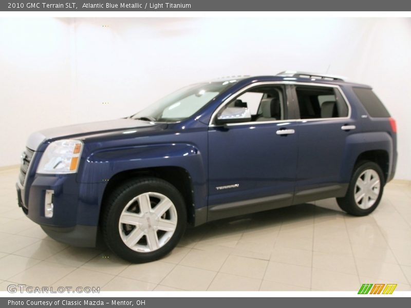 Atlantic Blue Metallic / Light Titanium 2010 GMC Terrain SLT