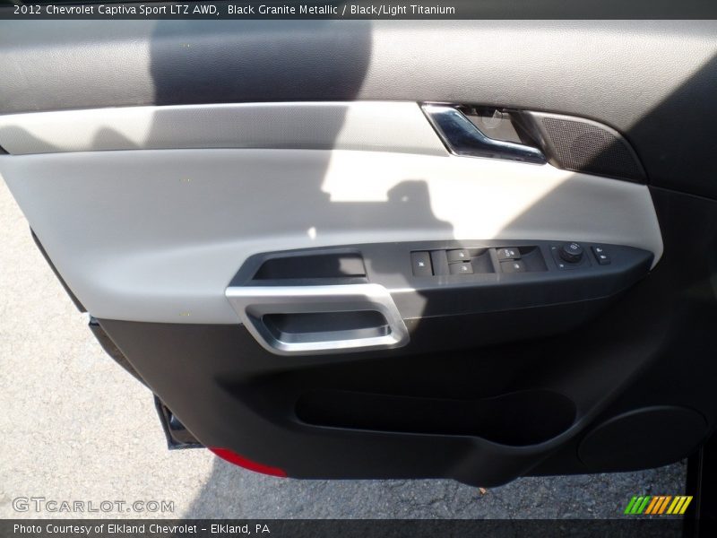 Black Granite Metallic / Black/Light Titanium 2012 Chevrolet Captiva Sport LTZ AWD