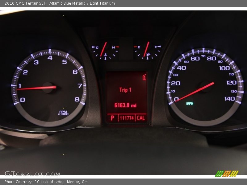 Atlantic Blue Metallic / Light Titanium 2010 GMC Terrain SLT