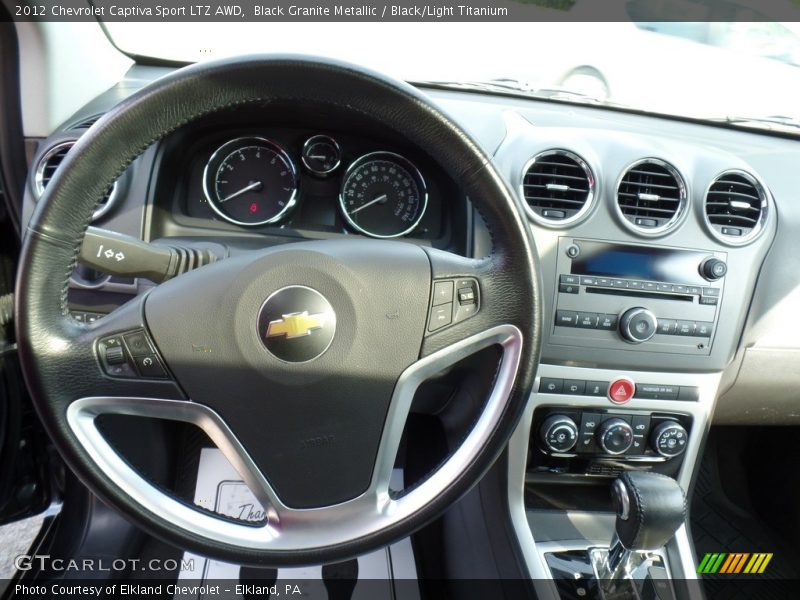 Black Granite Metallic / Black/Light Titanium 2012 Chevrolet Captiva Sport LTZ AWD