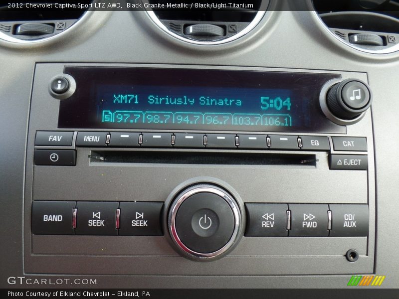 Black Granite Metallic / Black/Light Titanium 2012 Chevrolet Captiva Sport LTZ AWD