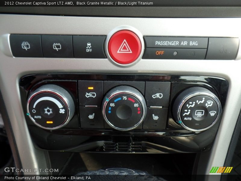 Black Granite Metallic / Black/Light Titanium 2012 Chevrolet Captiva Sport LTZ AWD