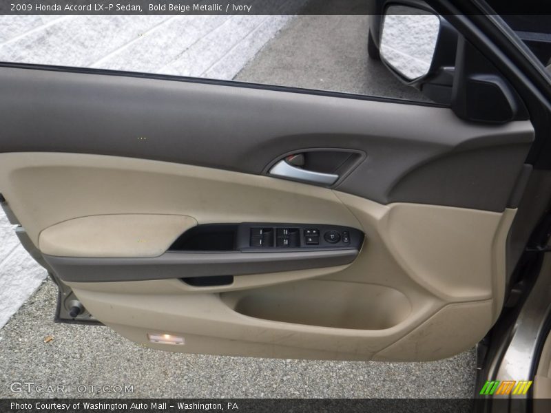 Bold Beige Metallic / Ivory 2009 Honda Accord LX-P Sedan