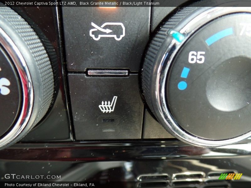 Black Granite Metallic / Black/Light Titanium 2012 Chevrolet Captiva Sport LTZ AWD