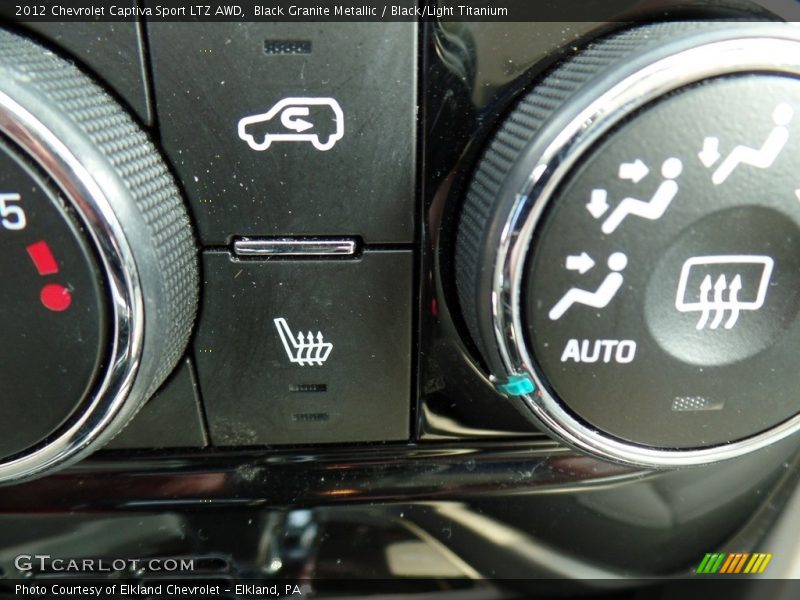 Black Granite Metallic / Black/Light Titanium 2012 Chevrolet Captiva Sport LTZ AWD