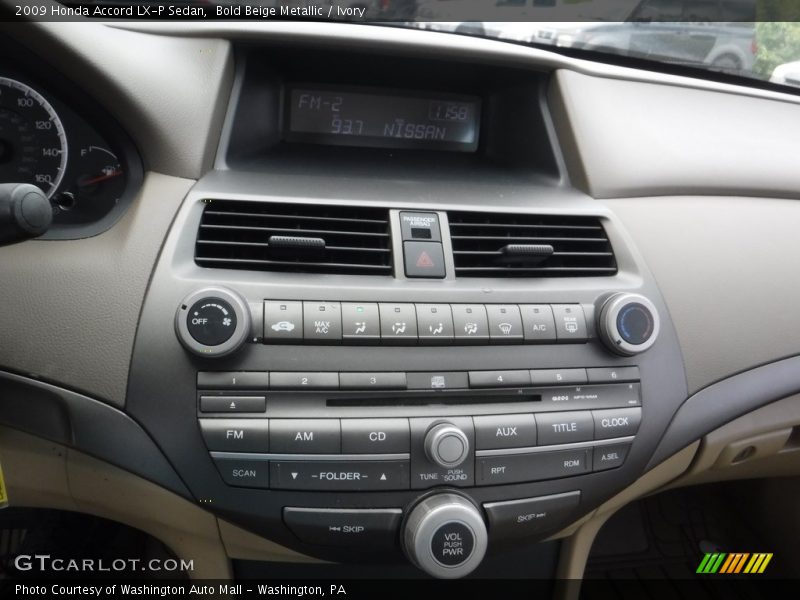 Bold Beige Metallic / Ivory 2009 Honda Accord LX-P Sedan
