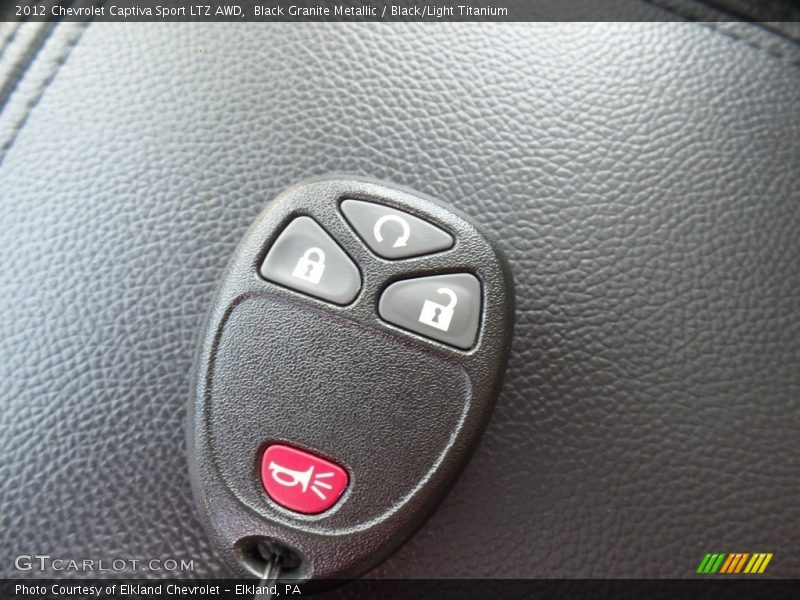Black Granite Metallic / Black/Light Titanium 2012 Chevrolet Captiva Sport LTZ AWD