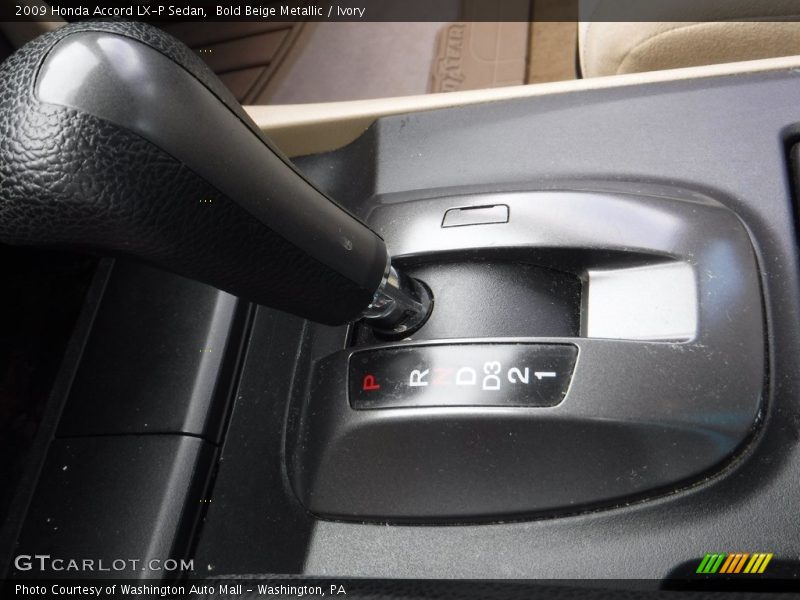 Bold Beige Metallic / Ivory 2009 Honda Accord LX-P Sedan