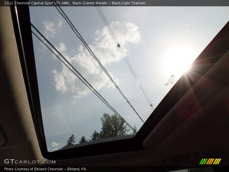 Black Granite Metallic / Black/Light Titanium 2012 Chevrolet Captiva Sport LTZ AWD