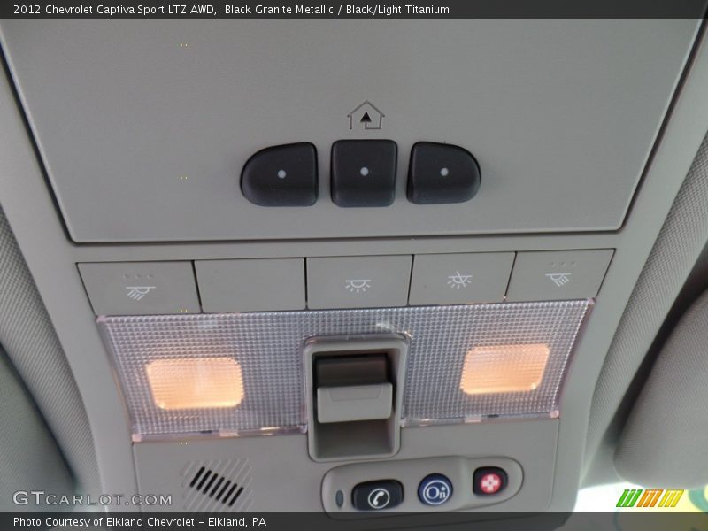 Black Granite Metallic / Black/Light Titanium 2012 Chevrolet Captiva Sport LTZ AWD