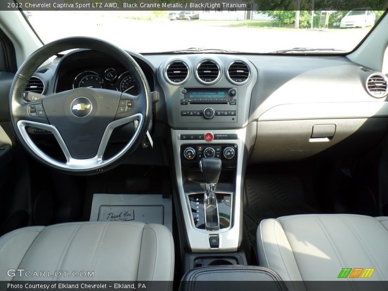 Black Granite Metallic / Black/Light Titanium 2012 Chevrolet Captiva Sport LTZ AWD