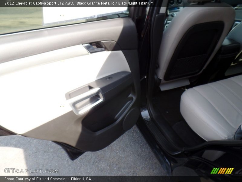 Black Granite Metallic / Black/Light Titanium 2012 Chevrolet Captiva Sport LTZ AWD