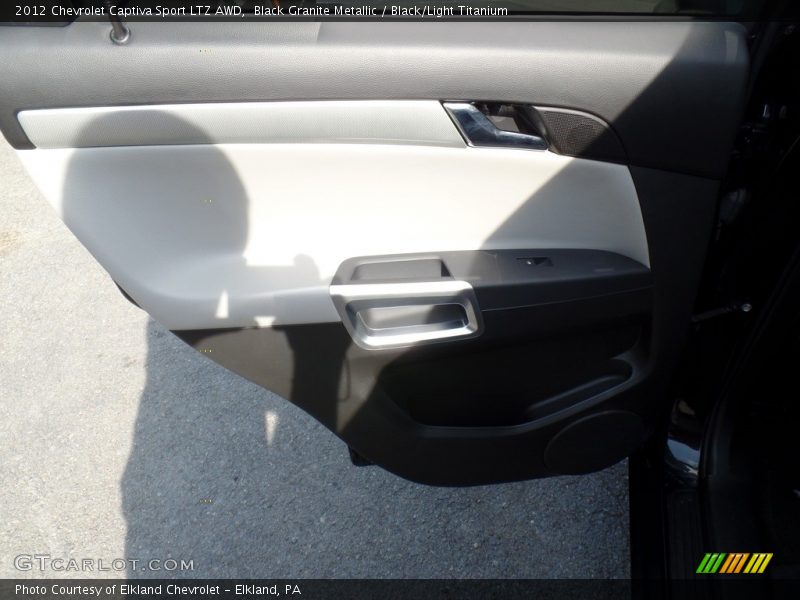 Black Granite Metallic / Black/Light Titanium 2012 Chevrolet Captiva Sport LTZ AWD