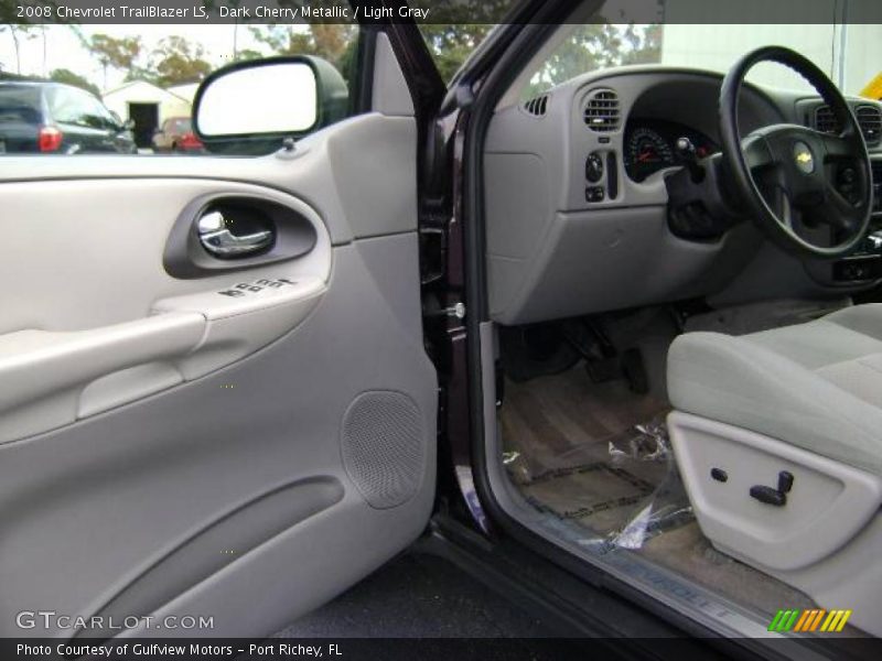 Dark Cherry Metallic / Light Gray 2008 Chevrolet TrailBlazer LS