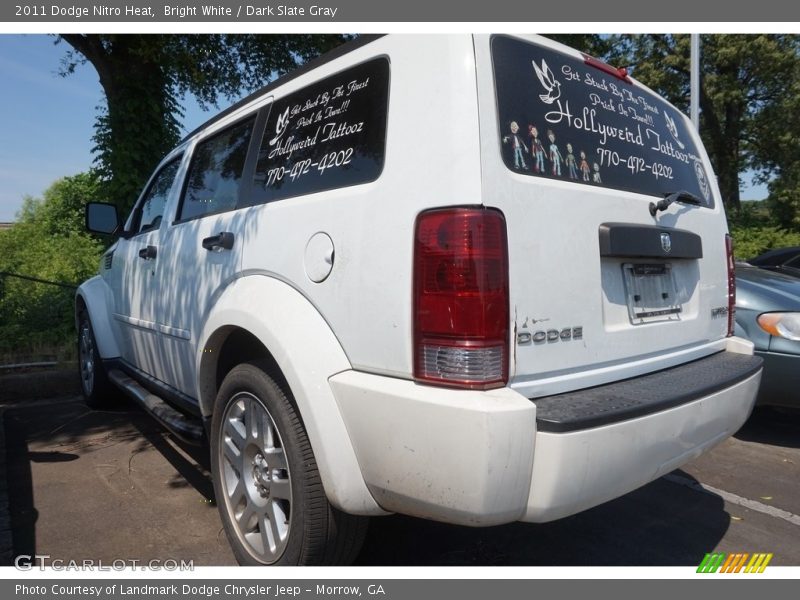 Bright White / Dark Slate Gray 2011 Dodge Nitro Heat