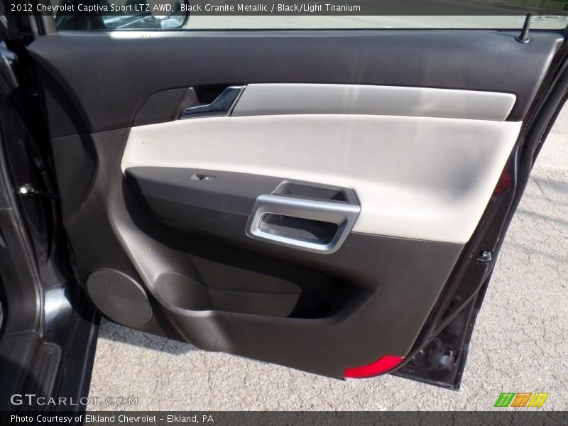 Black Granite Metallic / Black/Light Titanium 2012 Chevrolet Captiva Sport LTZ AWD