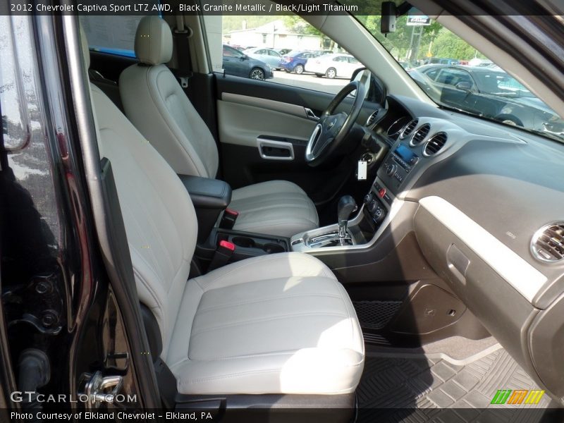 Black Granite Metallic / Black/Light Titanium 2012 Chevrolet Captiva Sport LTZ AWD