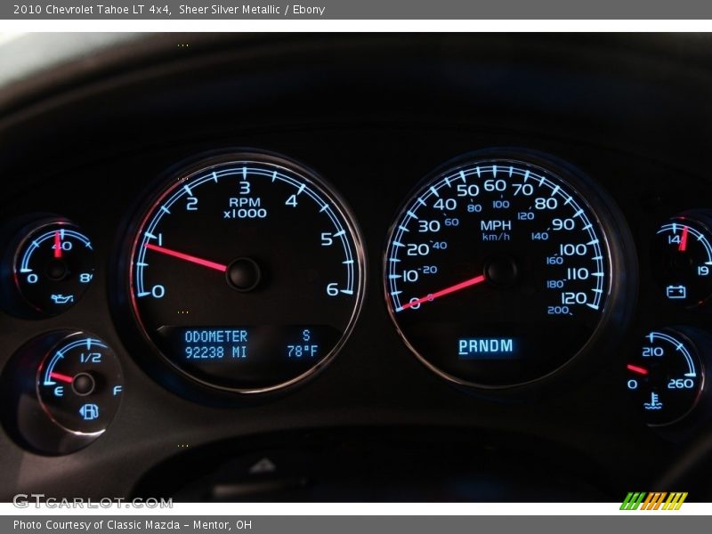 Sheer Silver Metallic / Ebony 2010 Chevrolet Tahoe LT 4x4