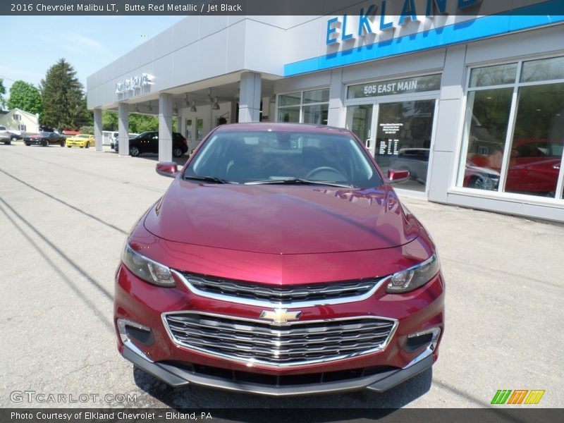 Butte Red Metallic / Jet Black 2016 Chevrolet Malibu LT