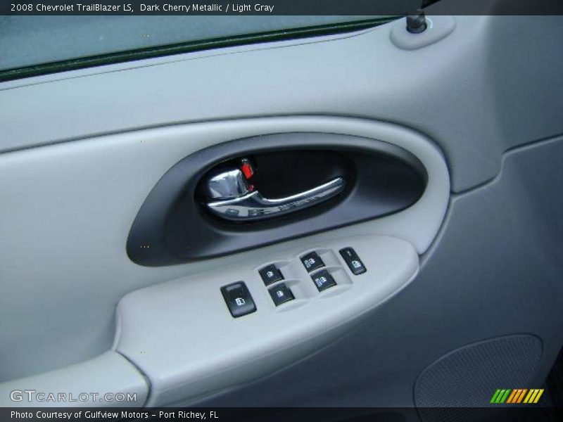 Dark Cherry Metallic / Light Gray 2008 Chevrolet TrailBlazer LS