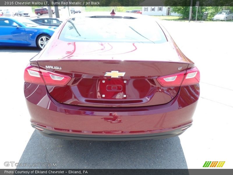 Butte Red Metallic / Jet Black 2016 Chevrolet Malibu LT