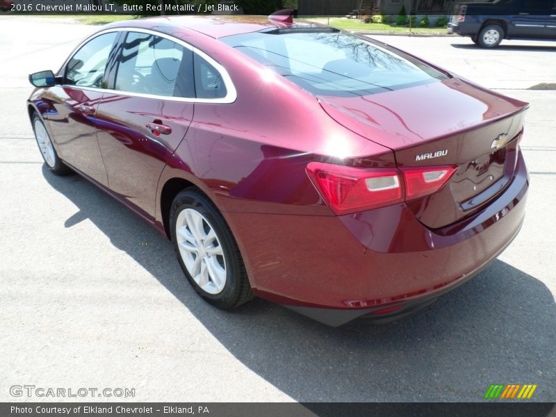 Butte Red Metallic / Jet Black 2016 Chevrolet Malibu LT