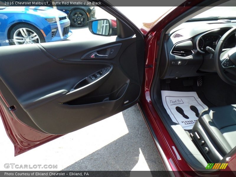 Butte Red Metallic / Jet Black 2016 Chevrolet Malibu LT