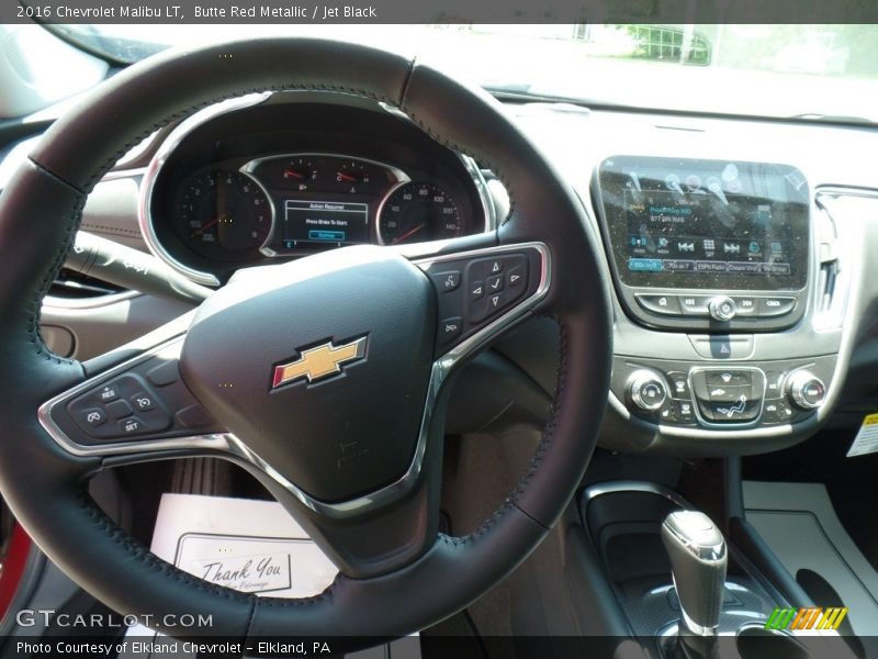 Butte Red Metallic / Jet Black 2016 Chevrolet Malibu LT