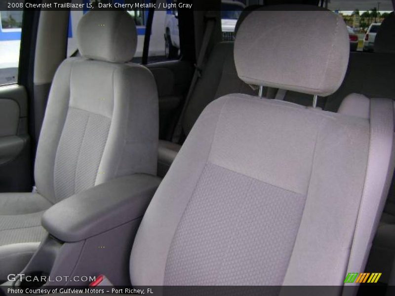 Dark Cherry Metallic / Light Gray 2008 Chevrolet TrailBlazer LS