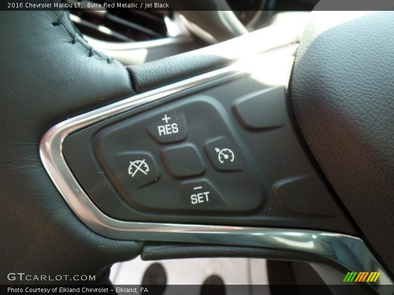 Butte Red Metallic / Jet Black 2016 Chevrolet Malibu LT
