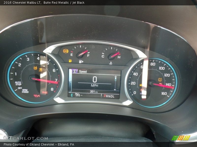 Butte Red Metallic / Jet Black 2016 Chevrolet Malibu LT