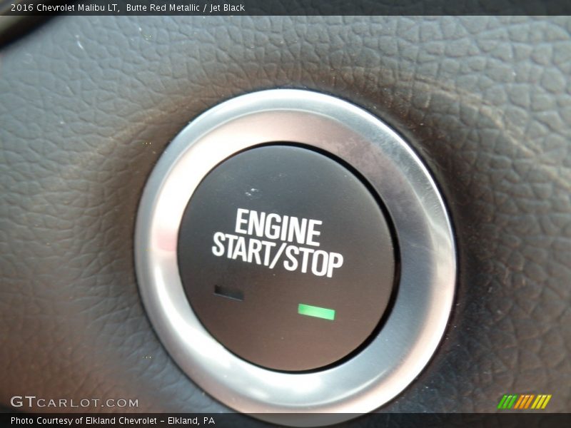 Butte Red Metallic / Jet Black 2016 Chevrolet Malibu LT