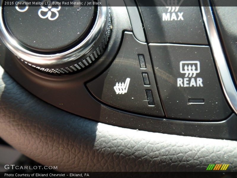 Butte Red Metallic / Jet Black 2016 Chevrolet Malibu LT