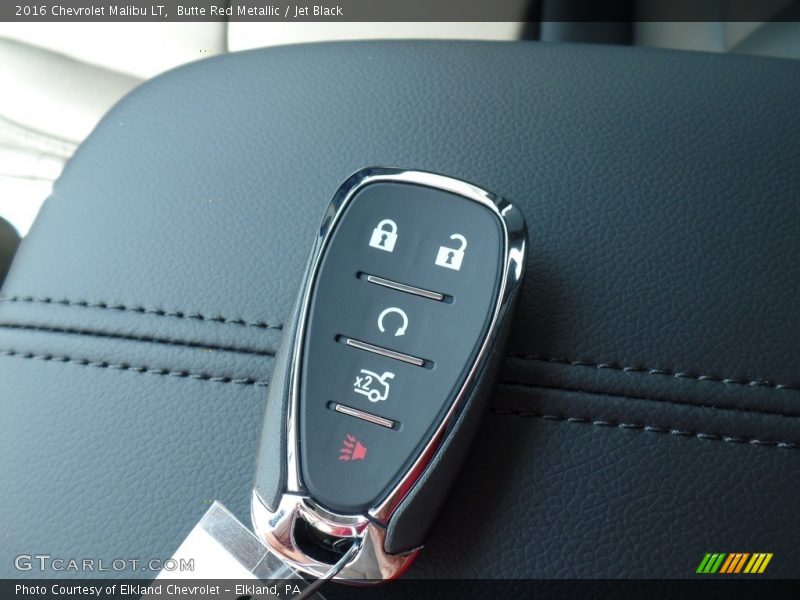 Butte Red Metallic / Jet Black 2016 Chevrolet Malibu LT