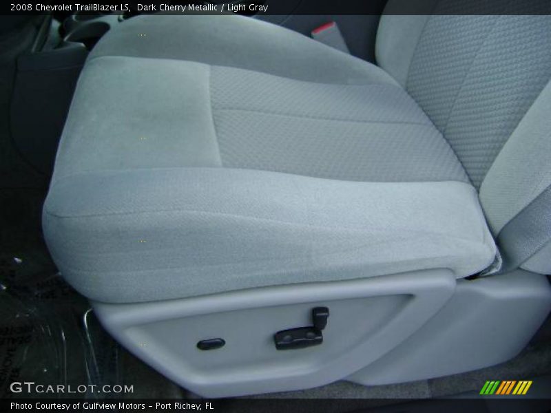 Dark Cherry Metallic / Light Gray 2008 Chevrolet TrailBlazer LS