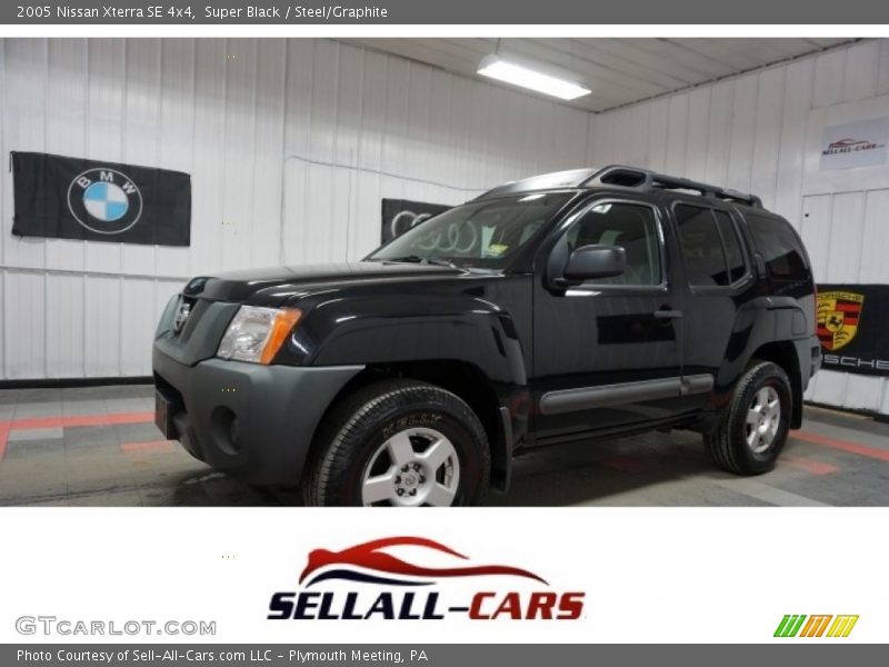 Super Black / Steel/Graphite 2005 Nissan Xterra SE 4x4
