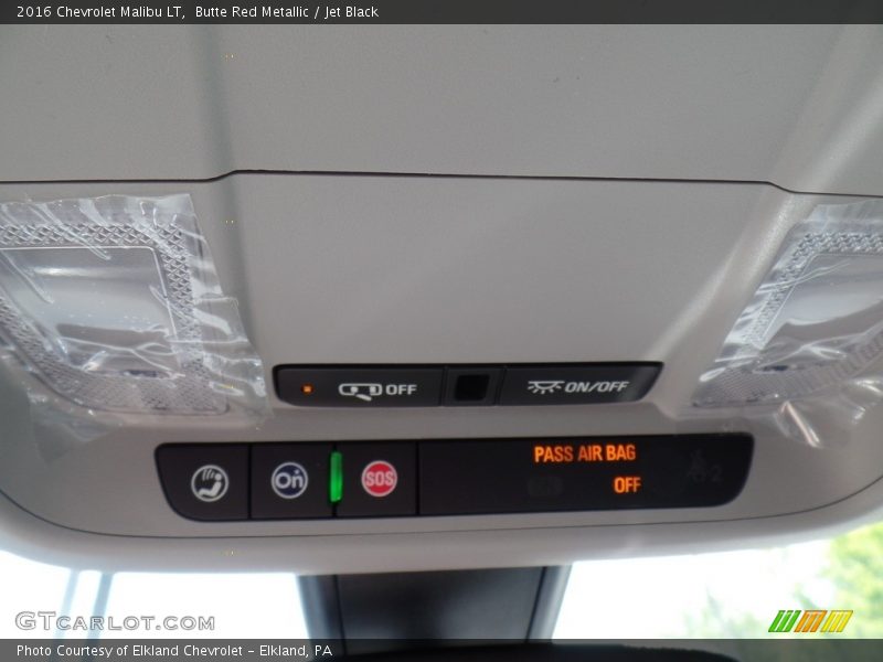 Butte Red Metallic / Jet Black 2016 Chevrolet Malibu LT