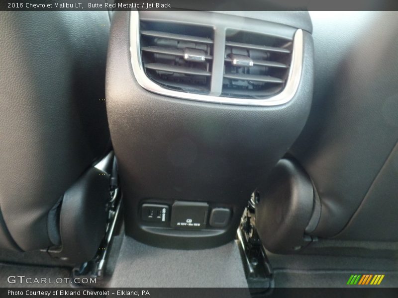 Butte Red Metallic / Jet Black 2016 Chevrolet Malibu LT