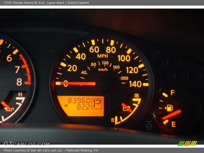 Super Black / Steel/Graphite 2005 Nissan Xterra SE 4x4
