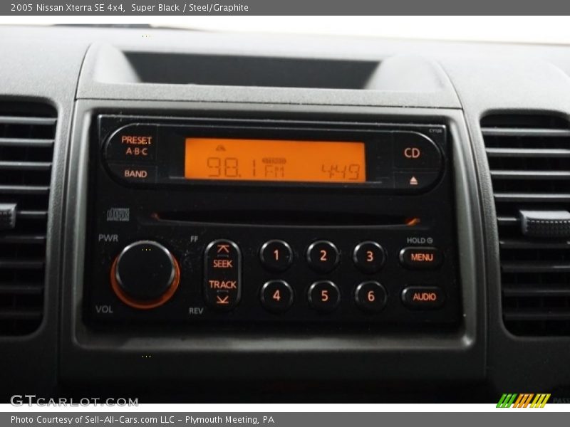 Super Black / Steel/Graphite 2005 Nissan Xterra SE 4x4