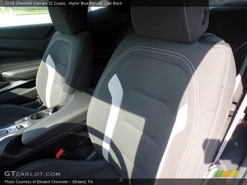 Hyper Blue Metallic / Jet Black 2016 Chevrolet Camaro SS Coupe