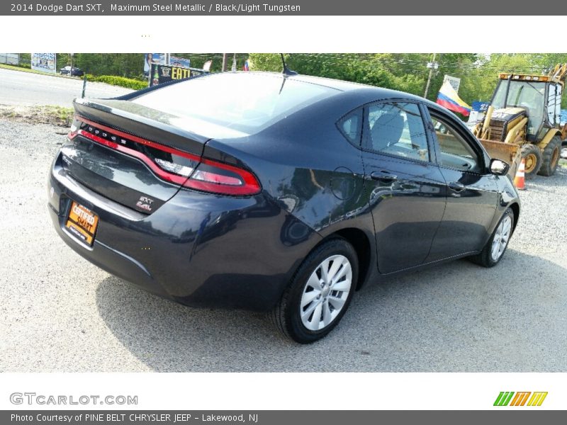 Maximum Steel Metallic / Black/Light Tungsten 2014 Dodge Dart SXT