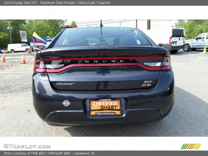 Maximum Steel Metallic / Black/Light Tungsten 2014 Dodge Dart SXT