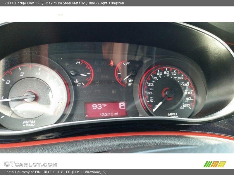 Maximum Steel Metallic / Black/Light Tungsten 2014 Dodge Dart SXT