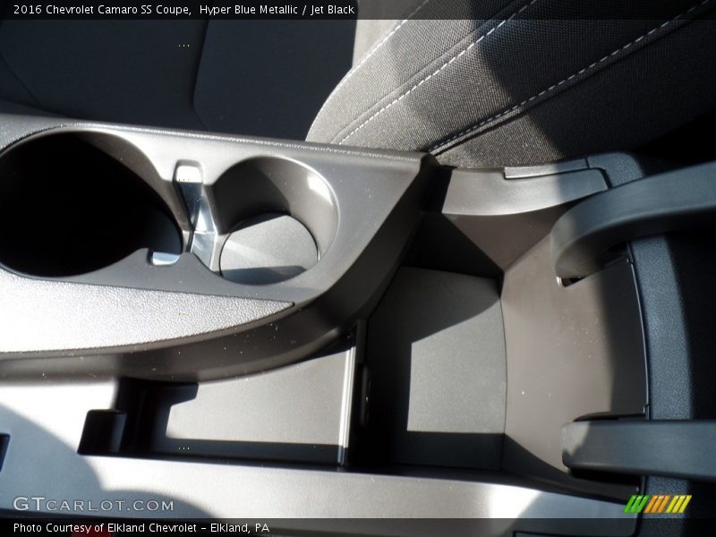 Hyper Blue Metallic / Jet Black 2016 Chevrolet Camaro SS Coupe