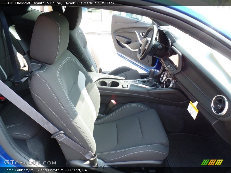 Hyper Blue Metallic / Jet Black 2016 Chevrolet Camaro SS Coupe