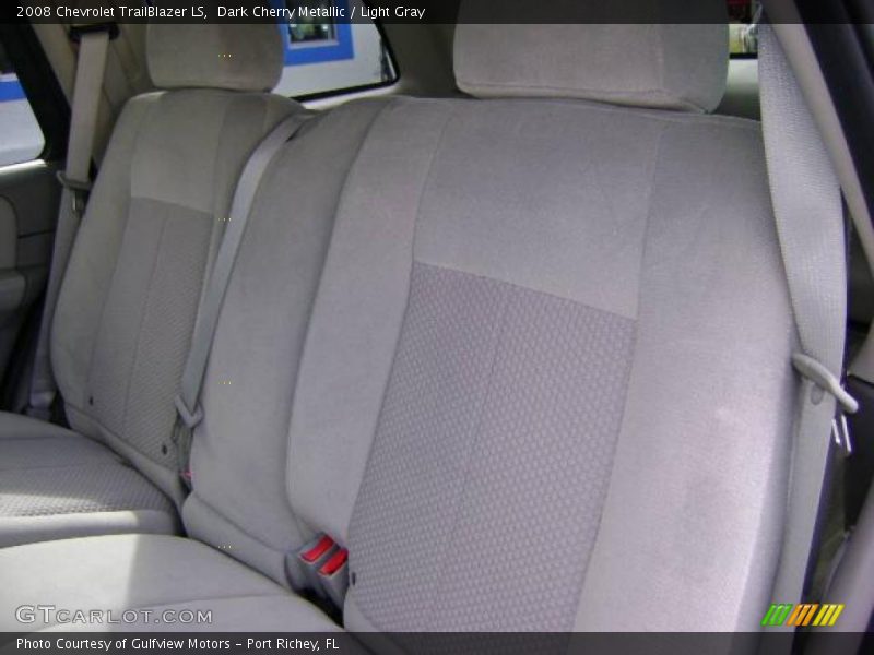 Dark Cherry Metallic / Light Gray 2008 Chevrolet TrailBlazer LS