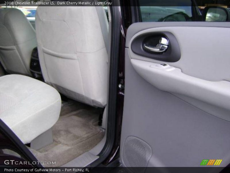 Dark Cherry Metallic / Light Gray 2008 Chevrolet TrailBlazer LS