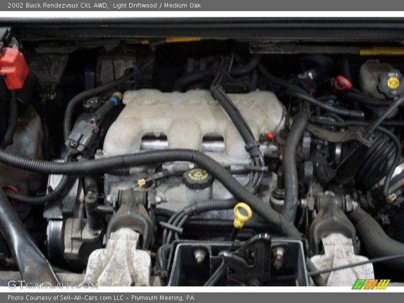 Light Driftwood / Medium Oak 2002 Buick Rendezvous CXL AWD